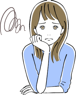 悩む女性
